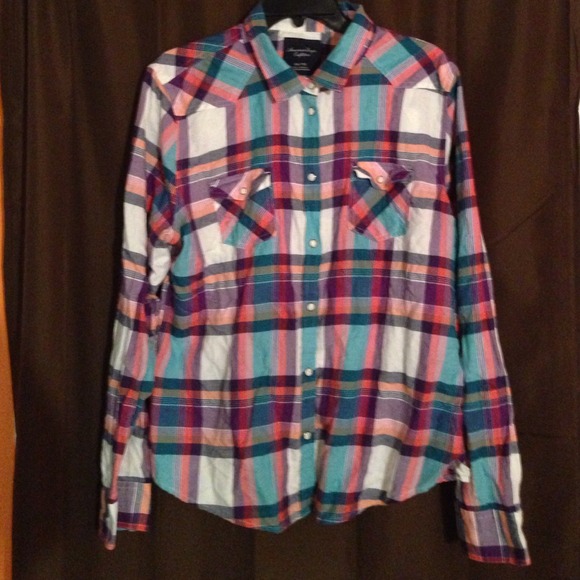 Button Down Plaid Shirt