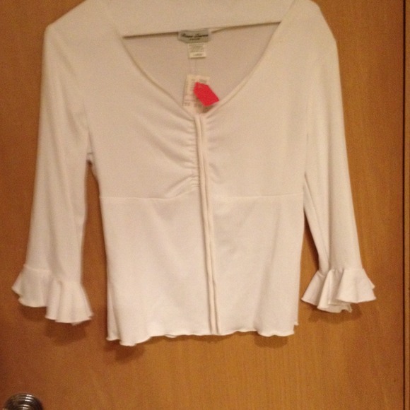 White formal blouse