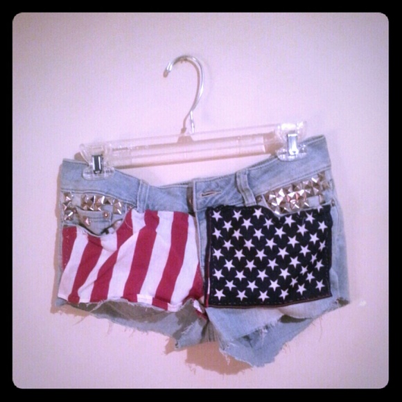 American flag shorts