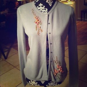 Free People Adorable Embroidery Sweater