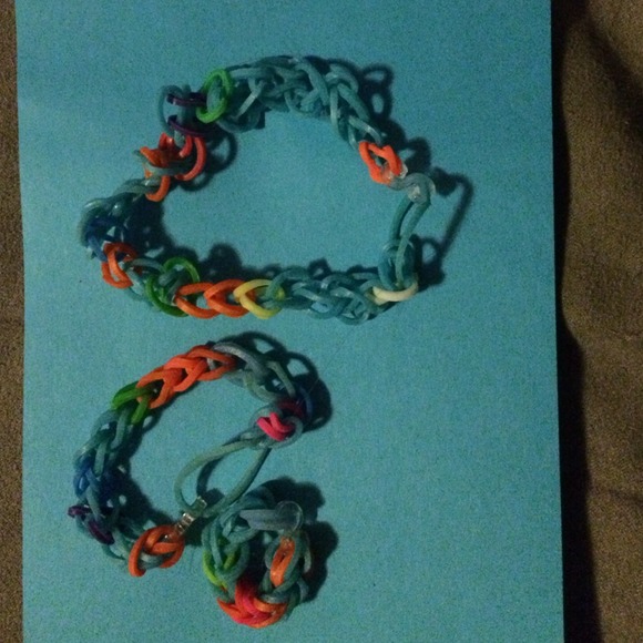 Gummy bracelet and ring and necklace 🎀