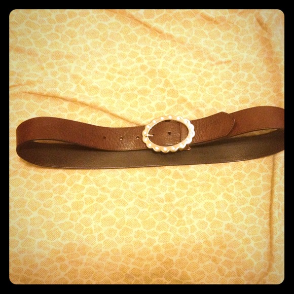 American eagle brown belt with Rhinestone buckle