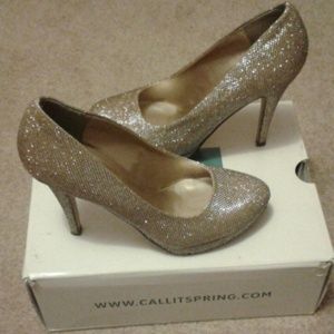 Beautiful champagne colored heels
