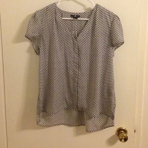 Like new top. Longer in the back.