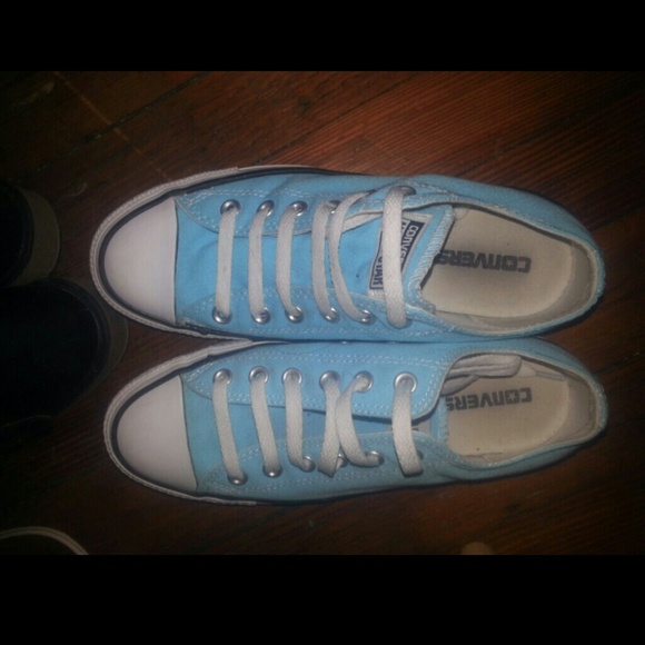 Blue converse