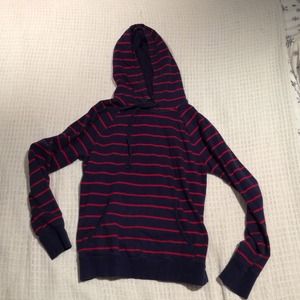 F21 striped hoodie