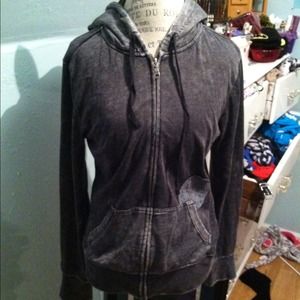 Grey billabong zip up hoody