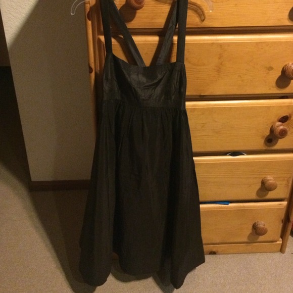 J. Crew brown silk party dress - Picture 2 of 3