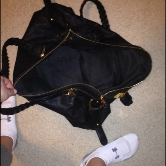 Black Designer Bag NWOT - Picture 2 of 2