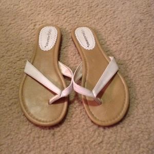 Simple white sandals