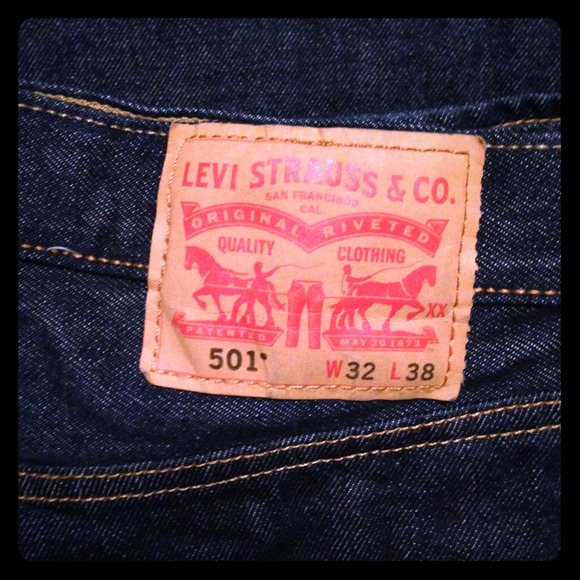 Men's Levi 501 Jeans - W32/L38