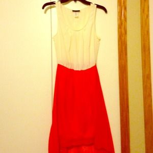 Two tone color dress