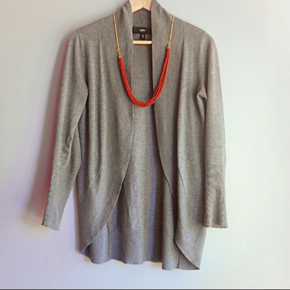 SOLD * Heather grey cardigan