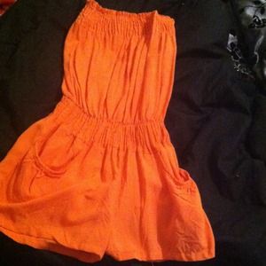 Orange romper!