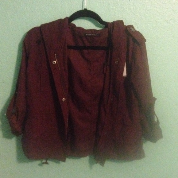 Maroon Hailey Jacket ❌SOLD❌