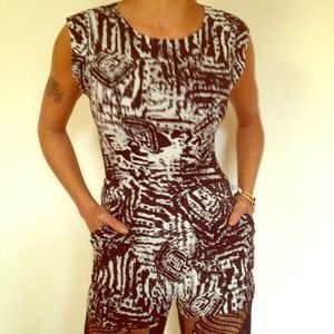 Black & White Romper