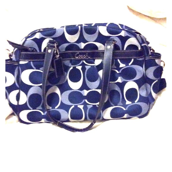 Coach baby bag