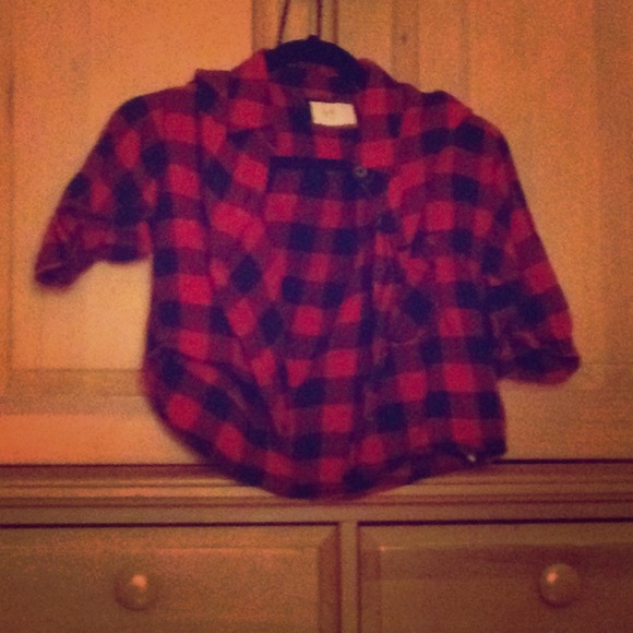 Forever 21 Cropped Flannel