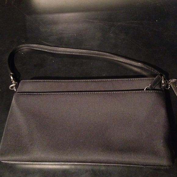 Black nylon Coach bag