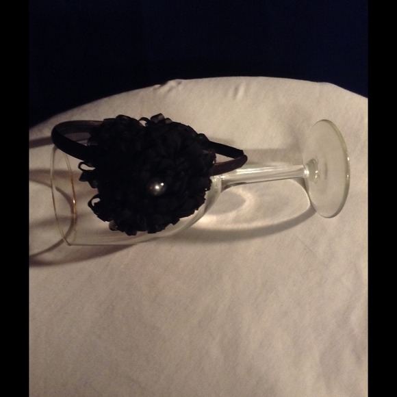 New- Black flower headband!!!SOLD!!!