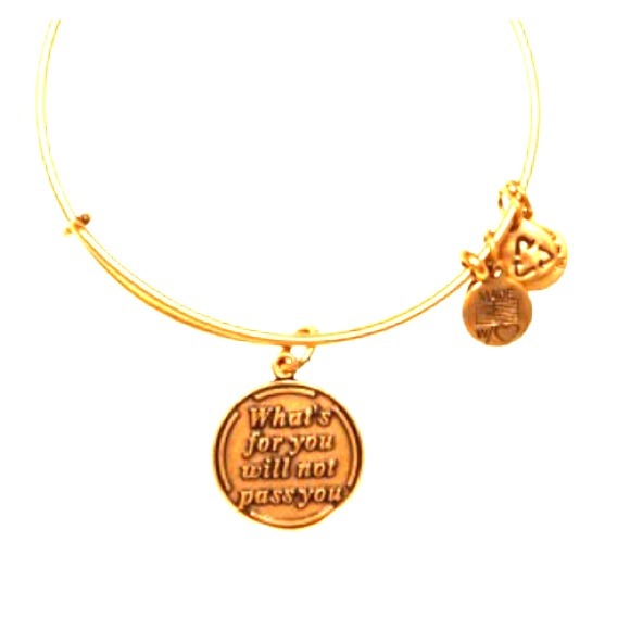 Alex n Ani "what is for you will not pass you" NWT