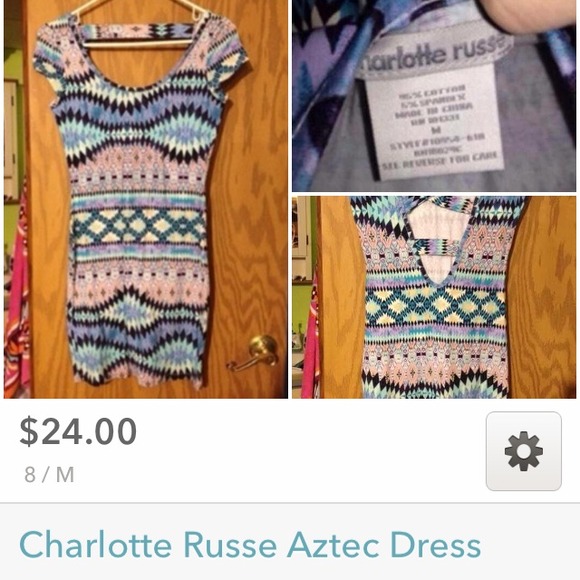 Charlotte Russe Aztec dress - Picture 1 of 2