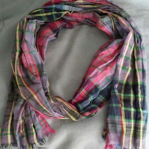 SOLD **American Eagle plaid scarf