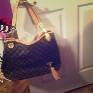 Brown Louis Vuitton purse