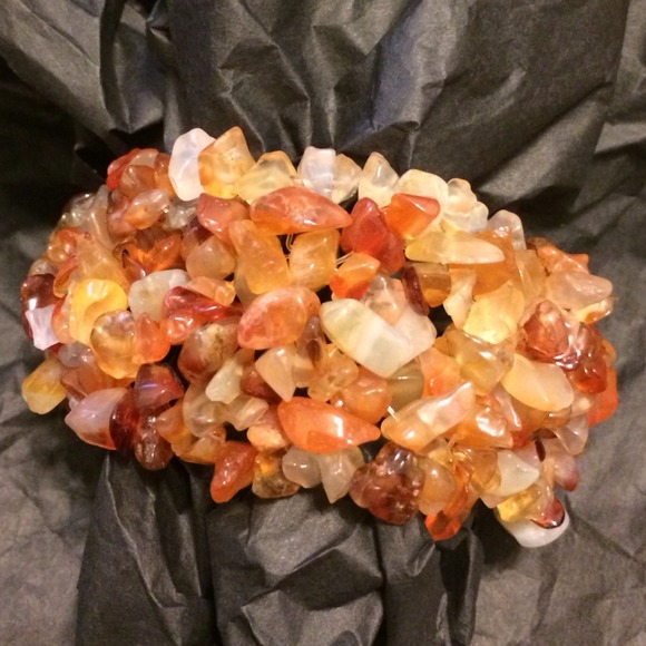 Coral stone bracelet