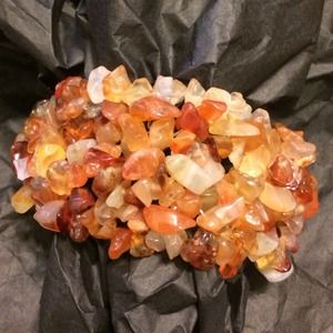 Coral stone bracelet