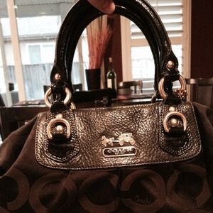 Coach Ashley Satchel - black  SOLD!!!