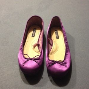 American Eagle Outfitters purple ballet flats
