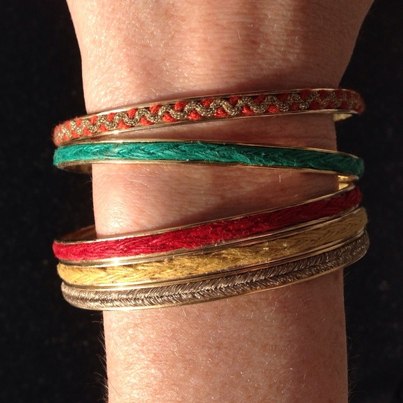 5 colorful Bangles - Picture 1 of 1