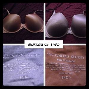 Bundle of two 34DD VS bras