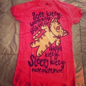 Big Bang Thoery Soft Kitty Tshirt