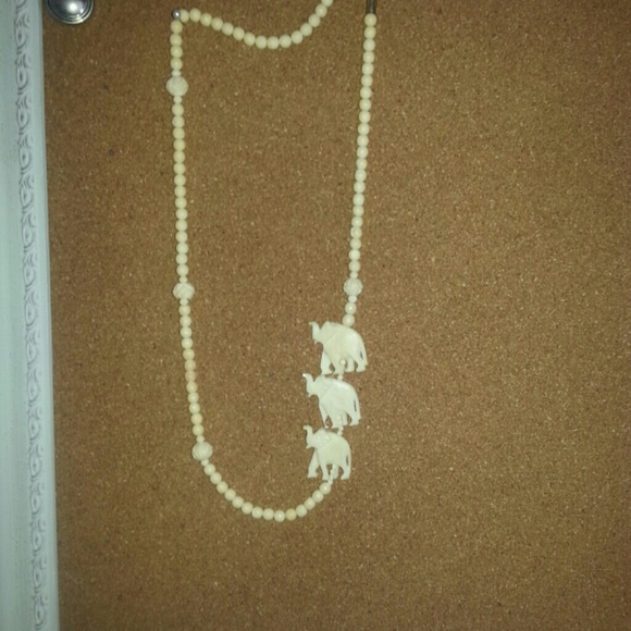 Vintage Elephant Necklace