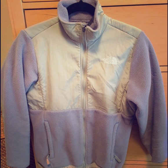 North Face Fleece! Purple and grey.