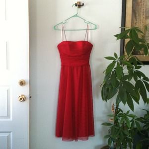 💃Red cocktail dress