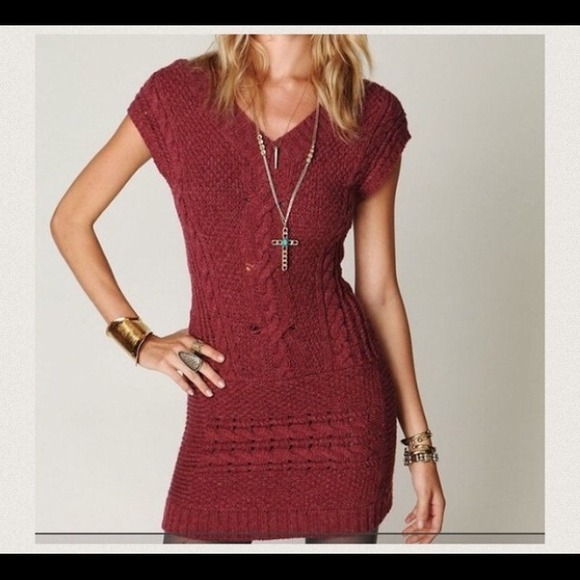 Free People Dresses & Skirts - Sweater dress short sleeve