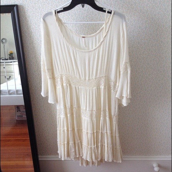 *Sold* Free people white dream cloud dress