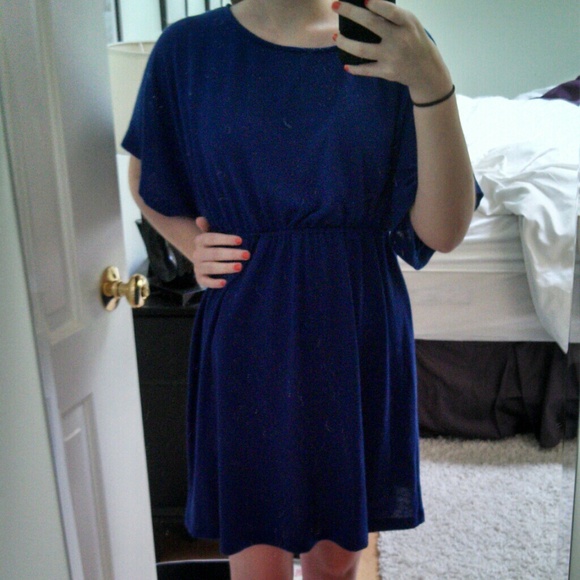 Blue Boho Chic Dress - Picture 2 of 3