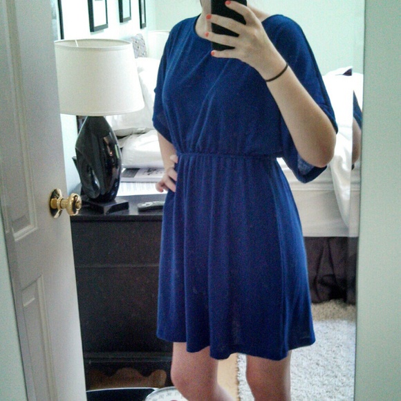 Blue Boho Chic Dress - Picture 3 of 3