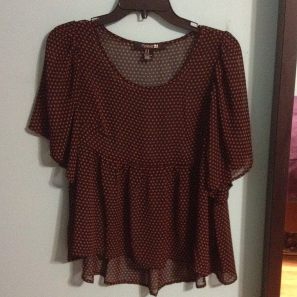 Sheer polka dot blouse - Picture 1 of 3