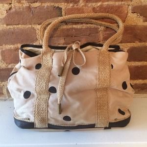 BUNDLE J. Crew polka dot bag & Nine West boots