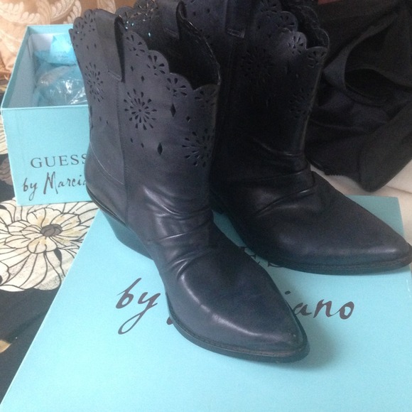 Guess cowboy boots *worn once*