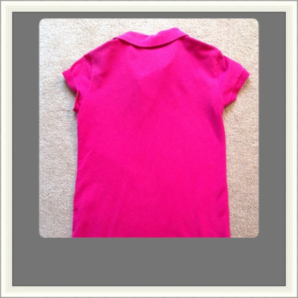 #175   🐊🐊DARK PINK LACOSTE POLO TOP - Picture 3 of 3