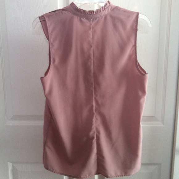 Dusty Rose Ruffle Blouse - Picture 2 of 4