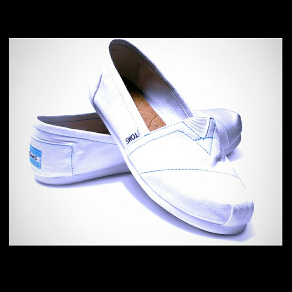 New in box: White TOMS