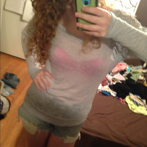 Lace Blue Sweater