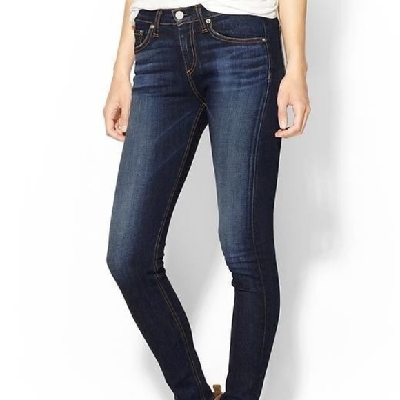 Rag & Bone Cheshire High Rise Skinny Jeans Size 26